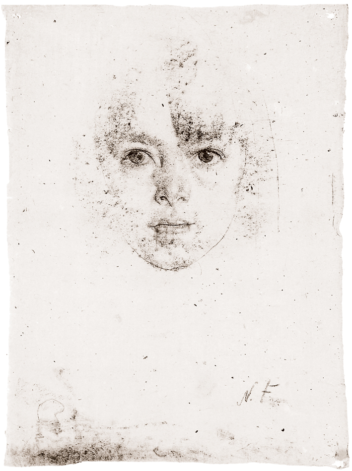  Nicolai Ivanovich Fechin —— 女孩头像 (3)